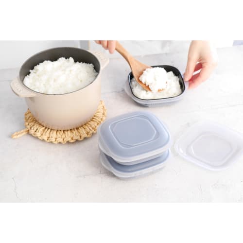 Ihara Kihan SUMINO Freshly Thawed Rice, Black, 3-Piece Set, SN-103T