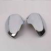 For TOYOTA PRIUS C 2012- car Rearview mirror cover trim,  chrome silver Side Turn Signal Mirror Covers 2013 2014 2015 2016