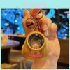 Capybara Stitch Small Bear Keychain Bag Pendant With Led Mood Light For Gift And Decoration