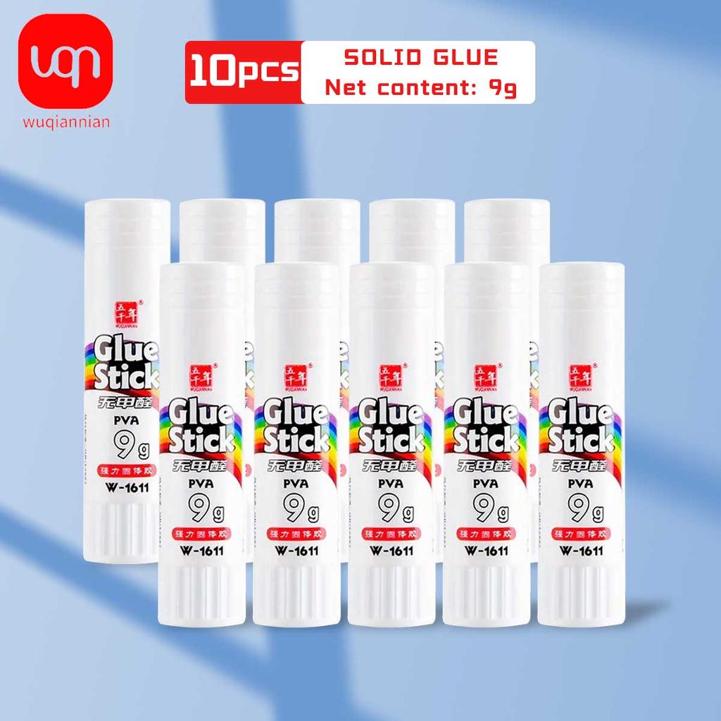 10pcs Safe Strong Adhesive Solid Glue Stick Portable Non-toxic Sealing Solid Glue Student Stationery Home Office Supplies