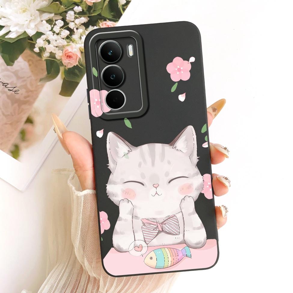 Cover For Realme C71 Case RMX5303 Silicone Luxury Fashion Flowers Kawaii Cute Painted Shockproof Phone Case For Real me C71