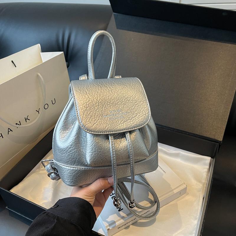 Fashion college student class backpack women's 2025 new versatile mini backpack going out travel bag schoolbag