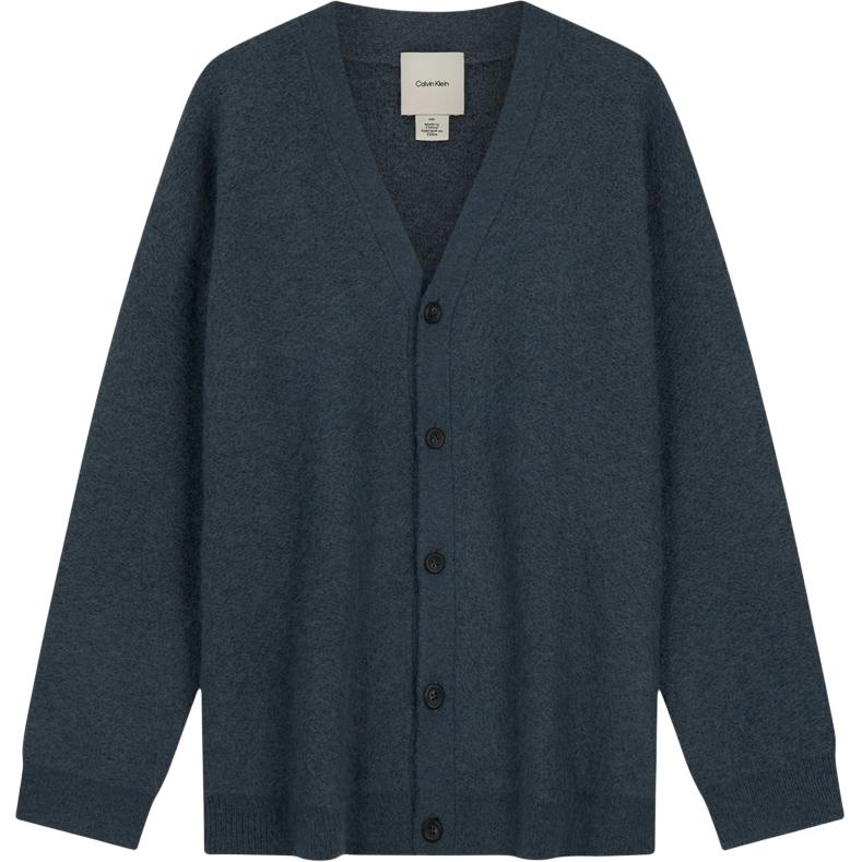 

Calvin Klein Повседневный свободный вязаный кардиган с V-образным вырезом Мужской свитер 4LD308G S