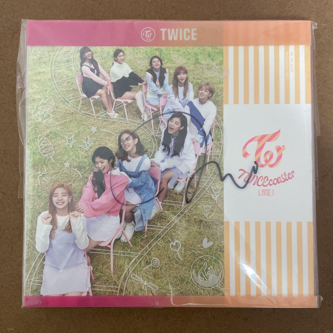 

[USED] TWICE Coaster LANE1 Nayeon Autographed TT