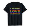 Love Friendship BFF Inspiration Friends Gift Rainbow LGBT T-Shirt