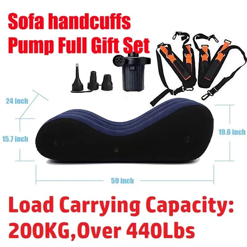 Párové hry Nafukovací Sex Pohovka Postel Erotická Lehátko Nábytek Tantra Sexpolštář Elektrická Vzduchová Pumpa Houpací Sedadlo Hračka Křeslo Lásky