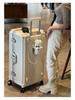 Anti-Fall Aluminum Frame Luggage Trolley with Large Capacity & Combo Lock