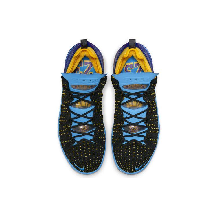 Nike LeBron 18 EP Lakers Heritage Men Sneakers Black University-Gold Coast CQ9284-006