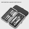 Stainless Steel Nail Clipper Set: Multifunctional Manicure & Pedicure Tools