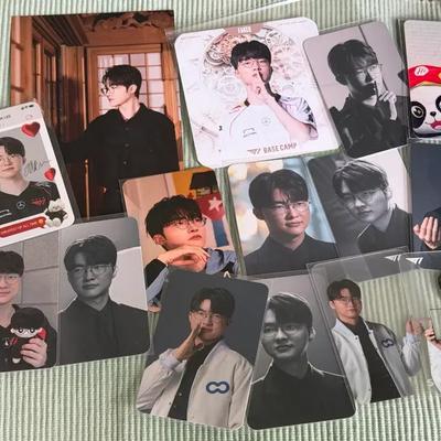T1 Faker Photocard Postcard and Coaster Bulk Sale Faker