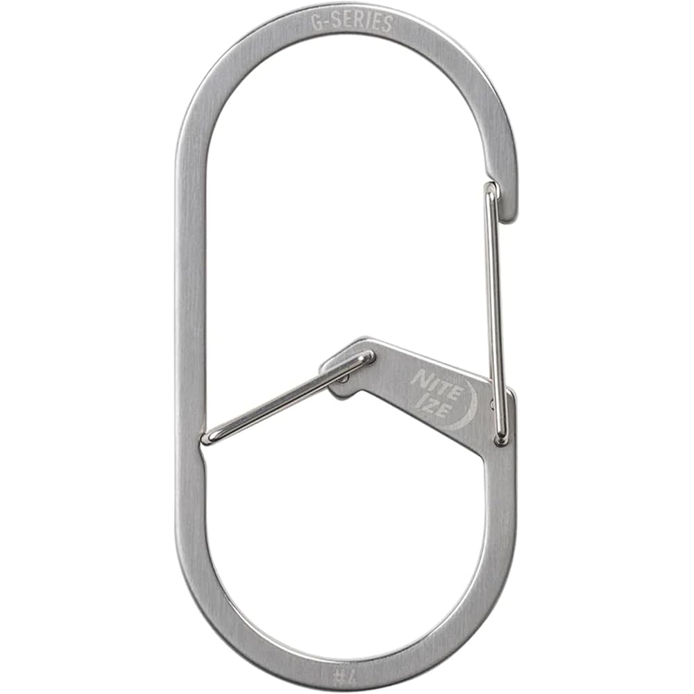 Nite Ize G Carabiner #4 Stainless Steel Silver Small