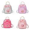 Fashionable Kids School Bag With Floral Elements And Adjustable Air Cushion Straps