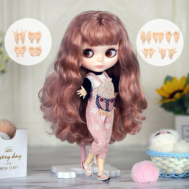 

ICY DBS Blyth doll 1/6 Anime Doll joint body white Skin glossy face Special Combo with dress, shoes and hands 30cm BJD TOY full set with hands