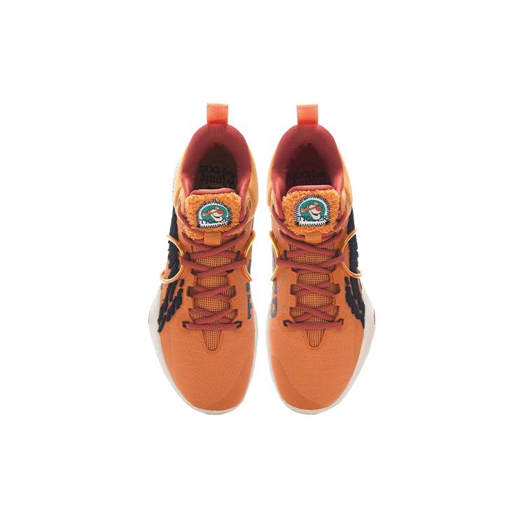 Disney x Li Ning Speed 8 Premium Tigger Slip Resistant Abrasion Resistant Low top Basketball Shoes Men's Jams Orange ABAS005-2