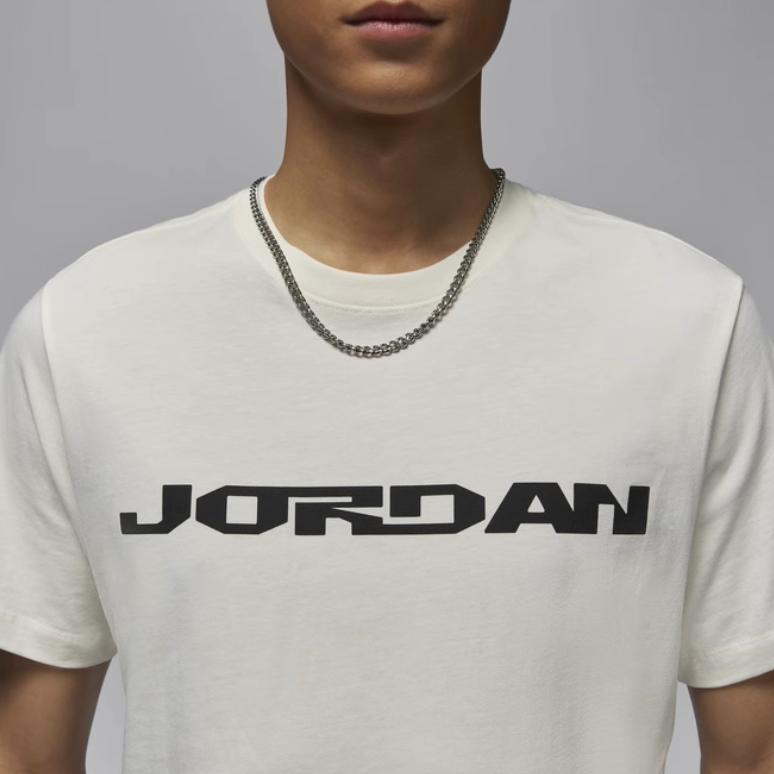 New Jordan MVP T-Shirt Men's Canvas White/Black FZ1976-133
