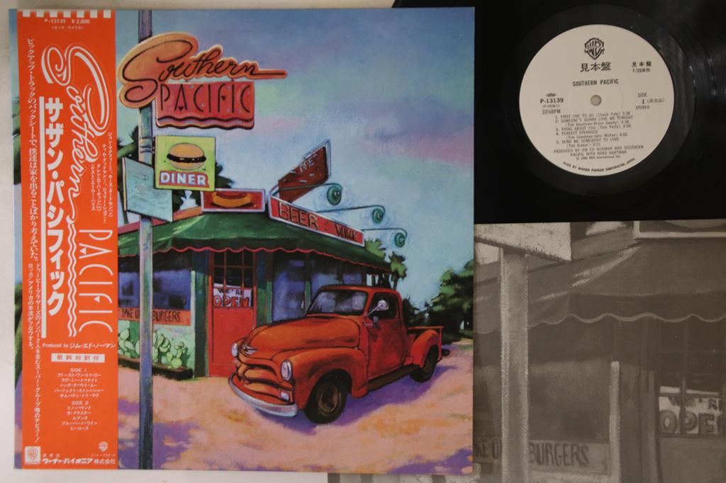LP Record SOUTHERN PACIFIC - Southern Pacific (John McFee, Keith P13139PROMO WARNER BROS 1985 Japan Obi Rock Used
