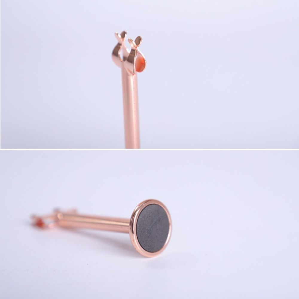 U Shape Name Card Display Stand Stainless Steel Picture Clips Name Card Holder  Table Accessories