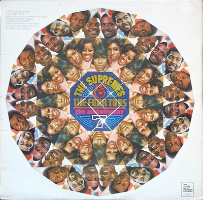 LP Skiva SUPREMES & FOUR TOPS - The Magnificent 7 STML11179 Tamla Motown 1971 UK Soul/Funk Begagnad