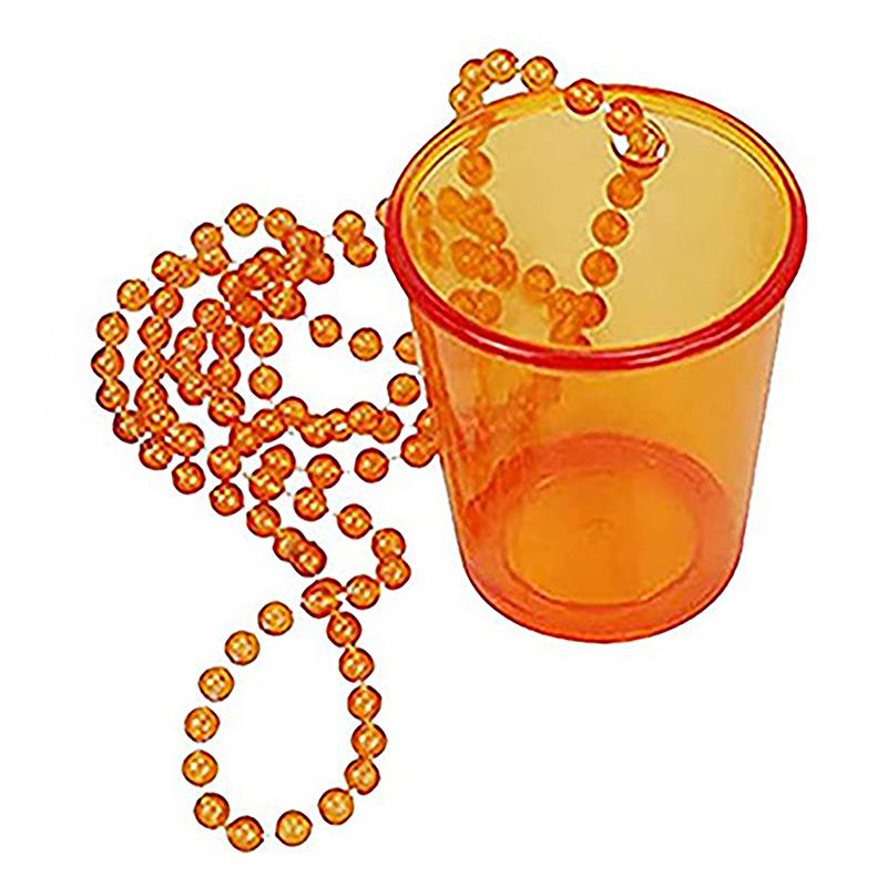 Rozlučka se svobodou Nevěsta Party Panákové skleničky Náhrdelník Kelímky Plastová panáková sklenička Na korálkovém náhrdelníku Na narozeniny Svatba