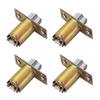 4Pcs Locking Tongue Hardware Universals Single Lockbody Tongue Round Ball Door Knob Body Lock Core Easy to Install