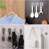 Bathroom Organizer Rack Hook 80PCS Home and Decoration Door Hooks For Kitchen Gadgets Hanging Organizers Transparent Heavy Duty