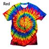 Fashion Art Design Style Short Sleeve T-shirt Tiedye 3d Printing Funny Colorful Cool T-shirt
