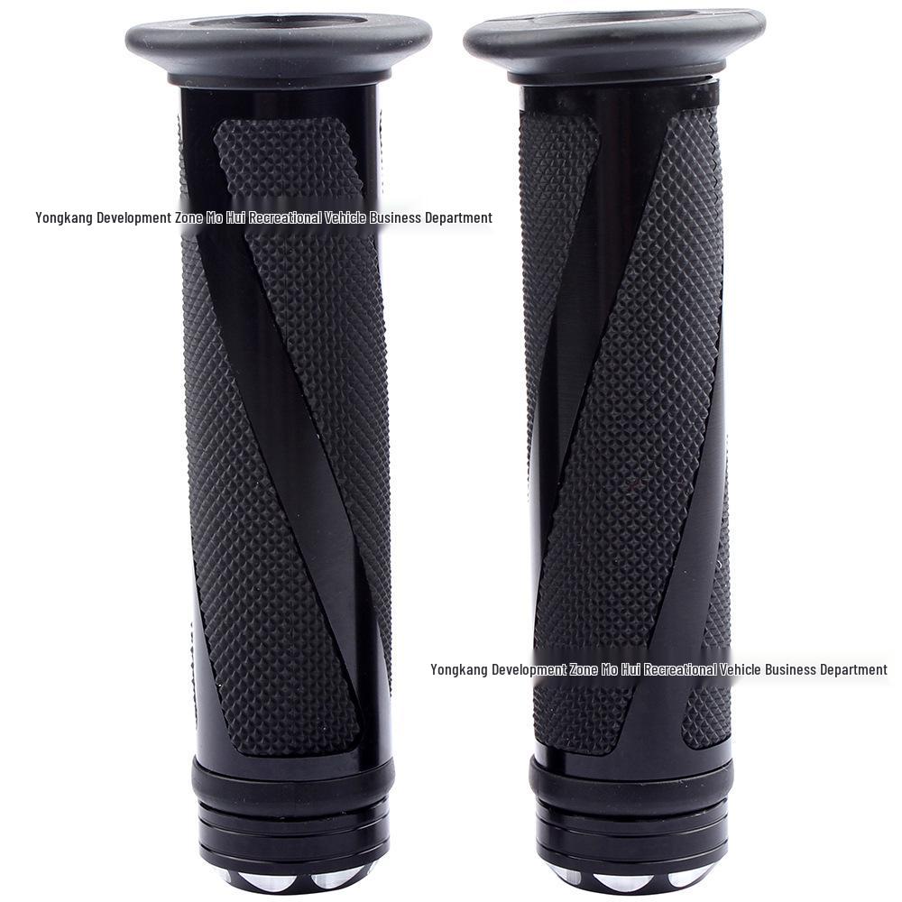 Aluminum Handlebar Grips & Throttle Tube for Honda, Suzuki, Yamaha, Kawasaki Motorcycles