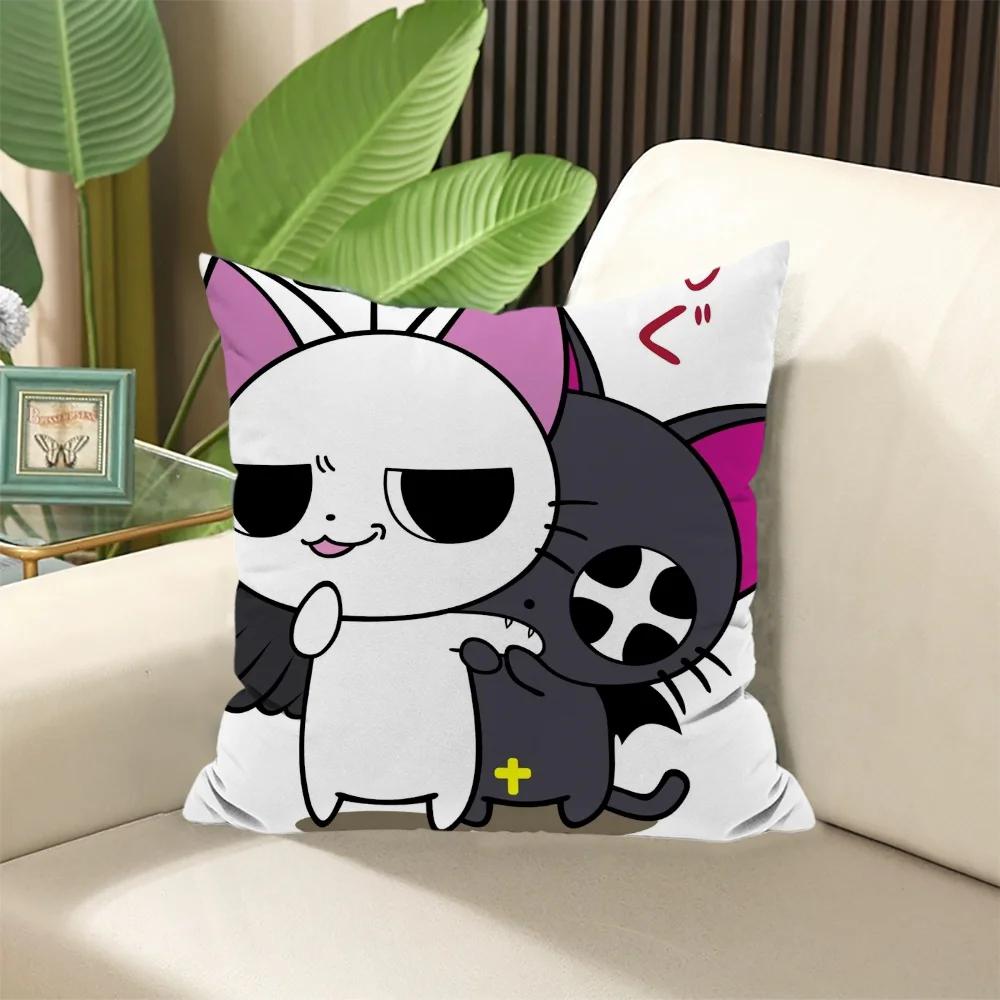 Kawaii Cat Decorative Pillows Anime Pillow Cover Sofa Cushions Cushion Covers Pillowcase x Body Fall Decor Bed Throw