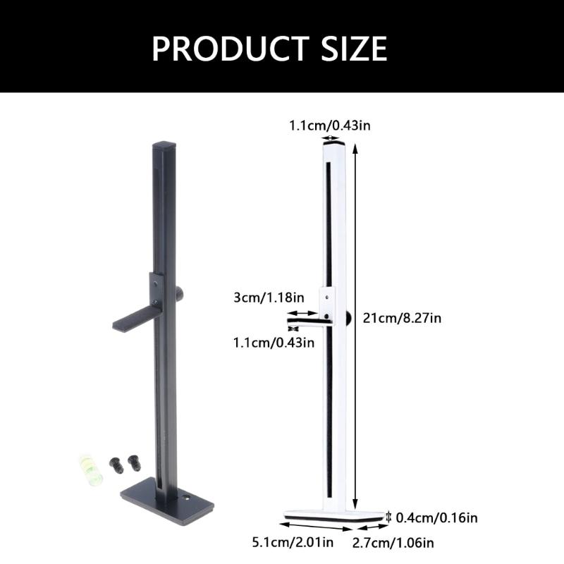 Metal GPU Holder Stabilizes Heavy Graphics Cards With Customizable Height Adjustment GPU Stand