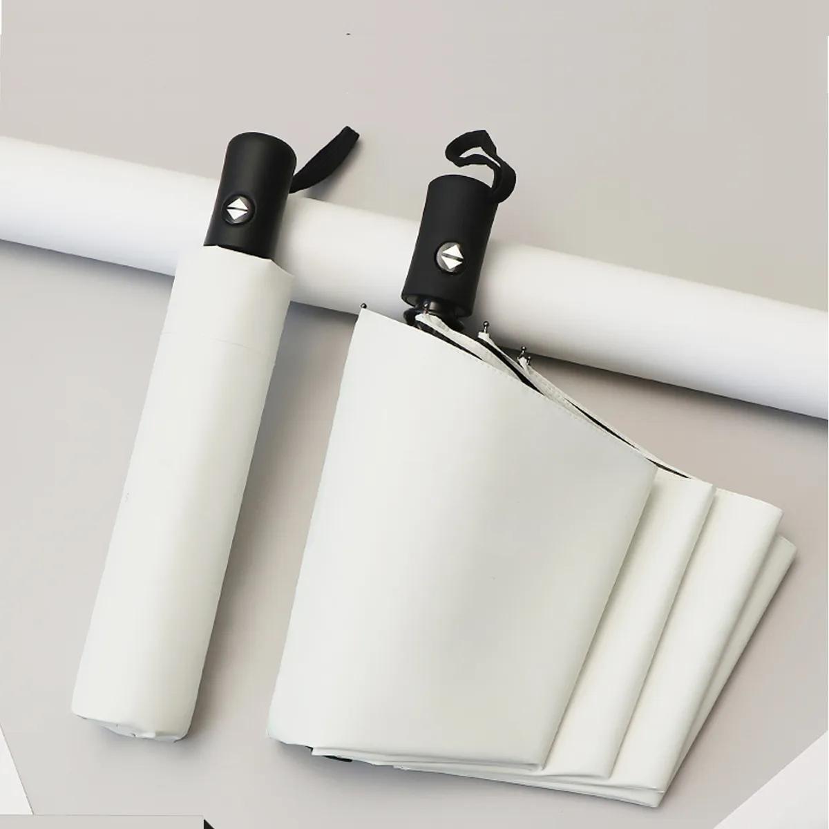 

Автоматический складной зонт с 8 спицами - Компактный, легкий, прочный, защита от УФ-лучей - зонт от дождя и солнца, автоматический солнцезащитный козырек 01