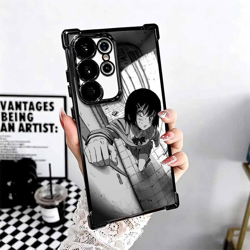 Ultimate Perspective Anime Soft Phone Case For Samsung Galaxy S26 Ultra S25 Edge S24 FE S23 Plus S22 S21 + S20 Plating Anti-Fall