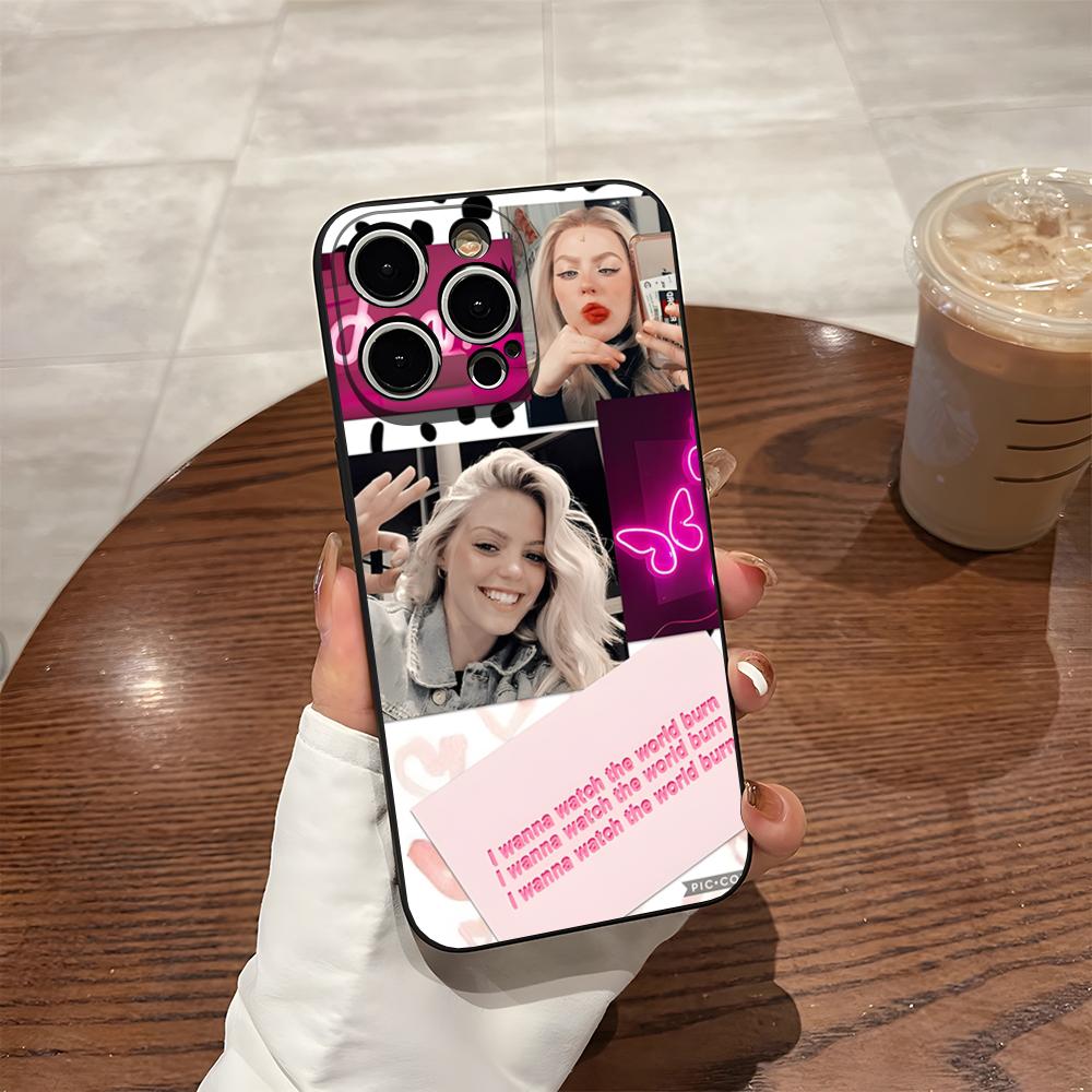 R-Renee Rapp Singer Actress Phone Case For 17 Pro Max Iphone 14 Pro Max 12 16 15 13 Pro 11 Xr X Xs 8 7 Plus Back Cover