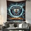 Golden MCFC TrophiesWall Hanging Printed Fabric Blanket Decorative Tapestries for Bedroom Living Room Home Decor