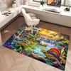 1Pc Dinosaur Rug - Home carpet Office Decorative Carpet For Living Room Bedroom Door Mat Floor Rug Computer Chair Area Rug
