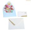 K1AE Multifunctional Floral Greeting Card for Birthdays,Thank You,Christmas,New Year