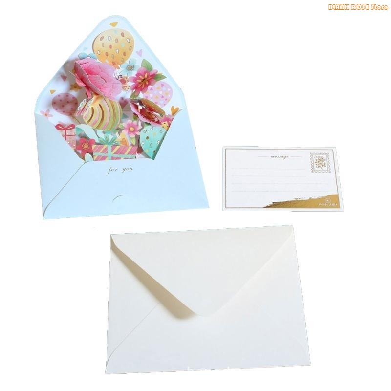 K1AE Multifunctional Floral Greeting Card for Birthdays,Thank You,Christmas,New Year