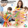 Montessori Stick Pulling Game - Colorful Fine Motor Skills Toy, Parent-Child Interactive Educational Toy
