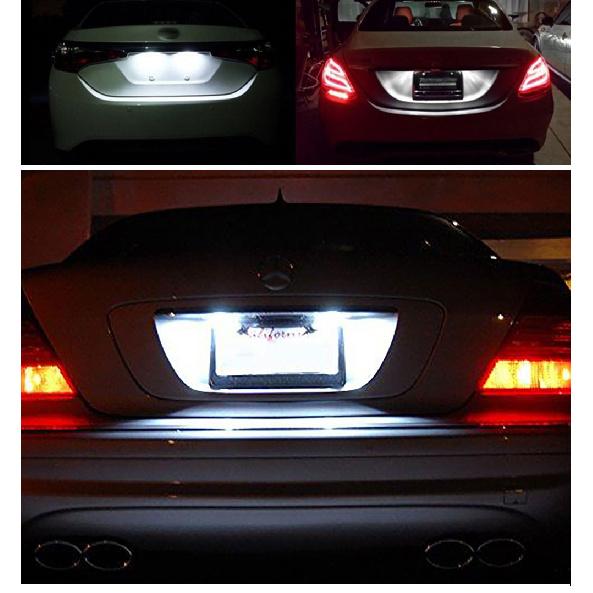 2Pcs LED Car License Plate Light For Chevrolet Camaro 2014 2015 2016 2017 2018 2019 2020 2021 Canbus Error Free Car Styling License Plate Lights 2