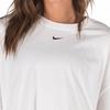 Nike Sportbekleidung Lockere Passform Baumwolle Pullover Strick Lässig Kurzarm Kleid Damenkleider AR3652-100