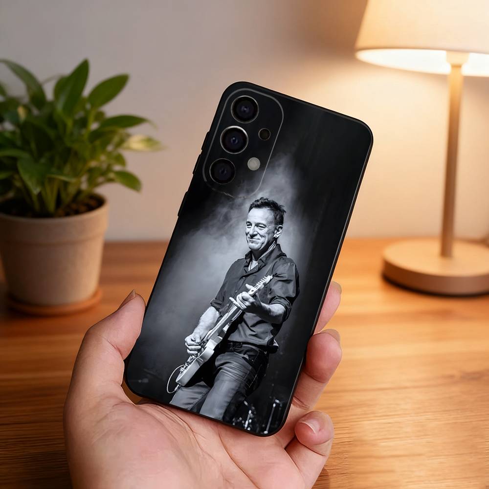 

Guitarist B-Bruce Springsteen For Samsung S26,S25,S24,S21,S22,S23,S30,Ultra,S20,Plus,Fe,Lite,5G Black Cover Phone Case Samsung S24Plus