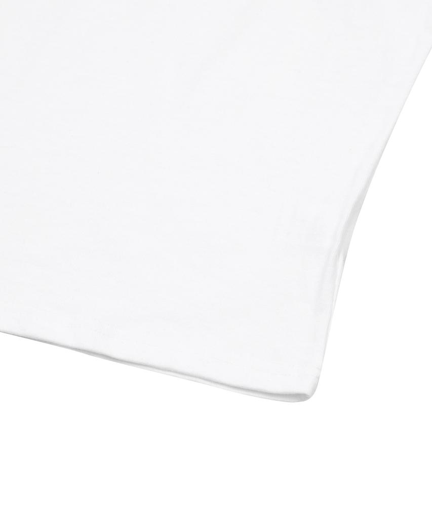 MUCENT Brin One Shoulder Cubic Point Short Sleeve Tee