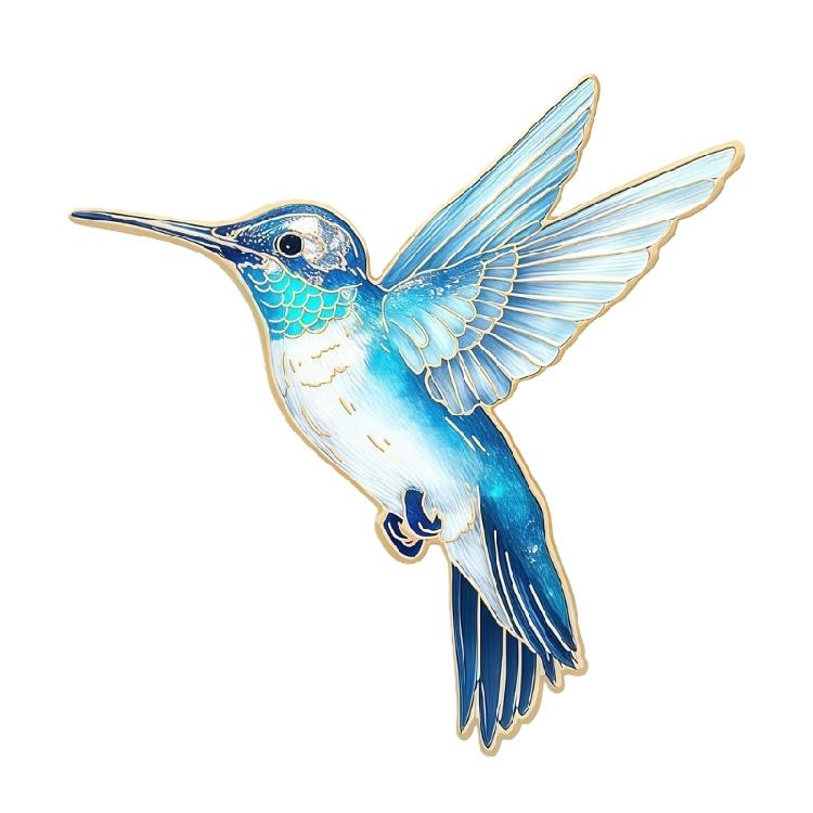 4 Pezzi Spilla Multifunzione in Metallo a Forma di Colibrì per Abiti Borse Cappelli Con Accessorio Colorato Vivace Gioielli da Donna