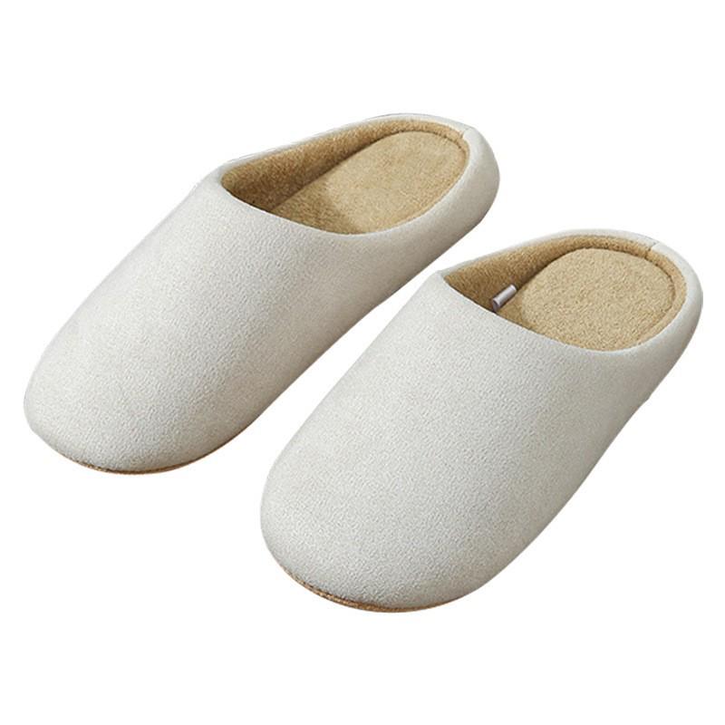 Zapatillas de Interior Silenciosas de las Cuatro Estaciones Estilo Japonés: Zapatillas suaves, antideslizantes, transpirables de algodón y lino, más terciopelo cálido para hombres y mujeres