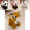 Tiger Panda Raccoon Plush Toy With Pp Cotton Filling For Kids And Collectors