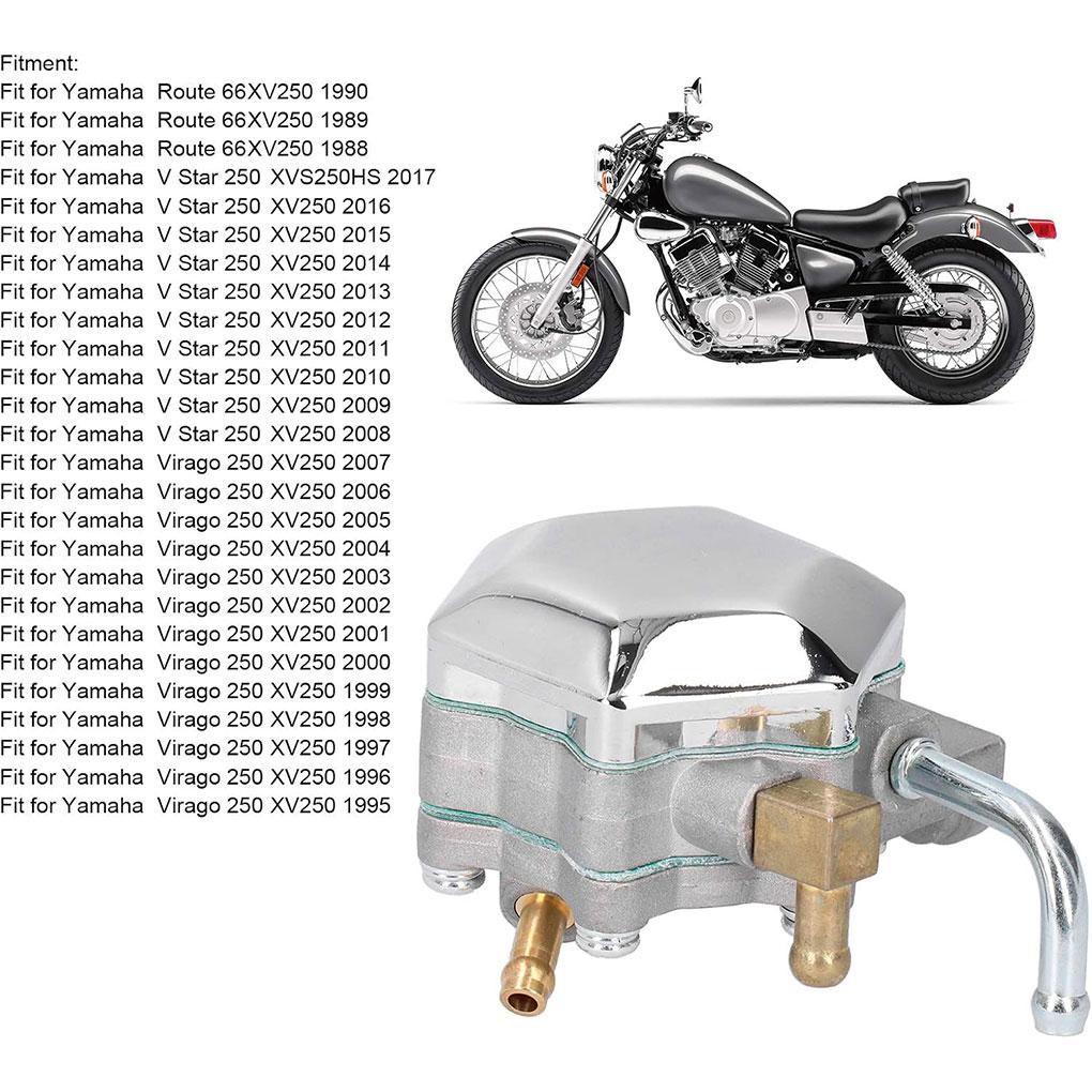 Metal Electric Fuel Pump Motorcycle Pump For XV125 XV250 Virago Route 66 V-Star 250