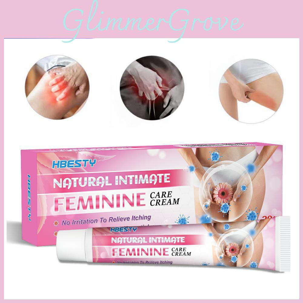 Hbesty Natural Herbal Itch Relief Cream Gentle Refreshing Formula For Women