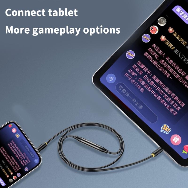 3.5mm to 3.5mm Auditory Cable Bidirectional Recording For Headphones and Smartphones Seamlessly Music Experience
