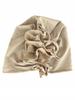 Luba Camel Turban Fashionable Ruffled Cap Without Pattern Even After Chemotherapy