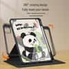 QBOSS Rotating Hungry Panda Protective Case for Apple iPad