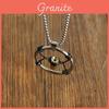 Cyberpunk 2077 Bullet Pendant Necklace With Geometric Design For Men And Women